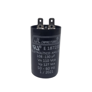 Capacitor Eletrolítico 108-130uf 110-127vca